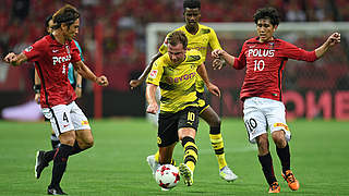 Mario Götze made his return after 167 days on the sidelines © 2017 Getty Images