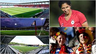 Nach der EM ist vor der WM: Die nächsten Spielorte der DFB-Frauen sind fix © Getty Images/Collage DFB