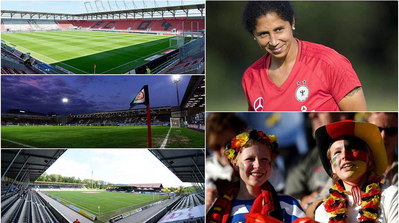 Nach der EM ist vor der WM: Die nächsten Spielorte der DFB-Frauen sind fix © Getty Images/Collage DFB