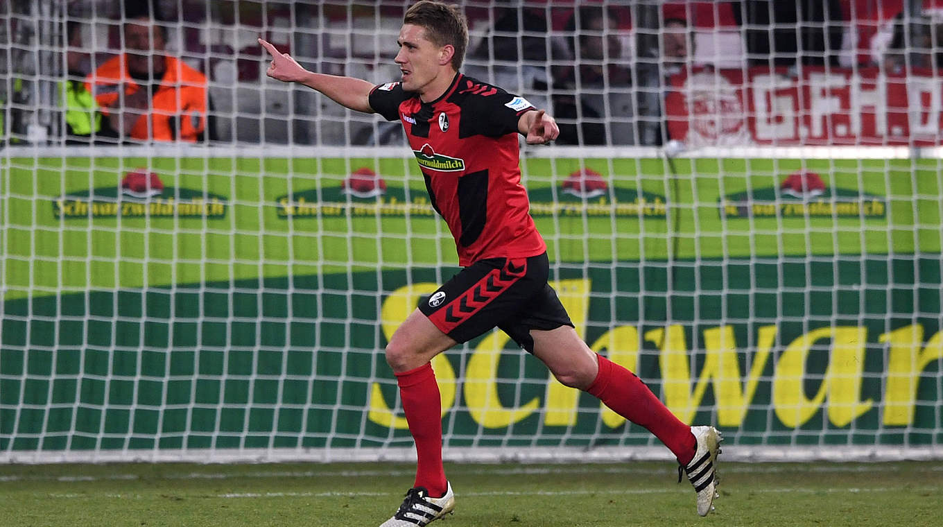 "Freiburg passt sehr gut zu ihm": Nils Petersen auf Torejagd im Breisgau © 2017 Getty Images