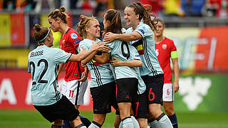 Erster Sieg bei einem großen Turnier: Belgien gelingt Coup gegen Norwegen © AFP/Getty Images