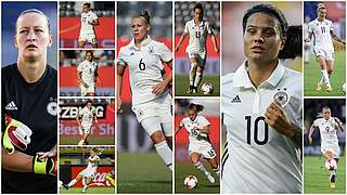 Vier neue Spielerinnen in der Startelf: Steffi Jones stellt gegen Italien um © Getty Images/Collage DFB