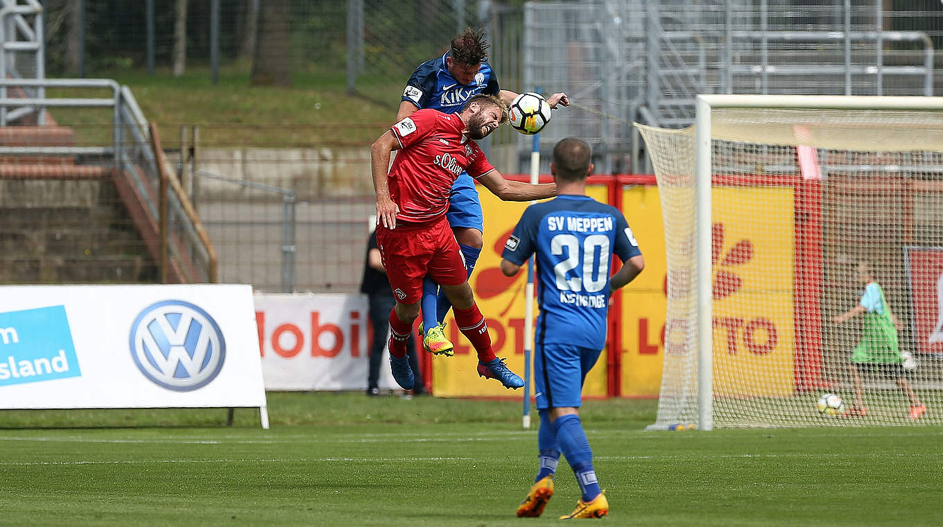 Unentschieden zum Auftakt: Die Würzburger Kickers spielen 2:2 beim SV Meppen © imago