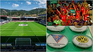 The Schwarzwaldstadion will play host to DFB Pokal champions Borussia Dortmund © 