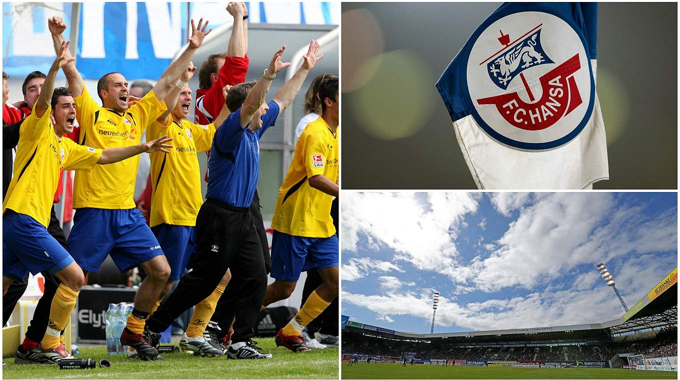 Wiedersehen beim Hansa-Jubiläum: Rostocker Aufstiegshelden von 2007 kehren zurück © Getty Images/imago/Collage DFB