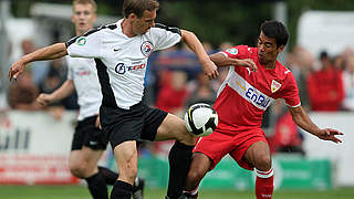 Lüneburg's first DFB-Pokal appearance finished 5-0 in favour of VfB Stuttgart in 2008. © 2008 Getty Images
 © 