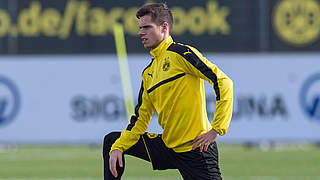 Borussia Dortmund player and Germany international Julian Weigl is back in running training  © 2016 Getty Images