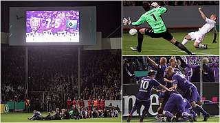 Erst sechs Tore, dann Elfmeterschießen: Osnabrück wirft HSV 2009 aus dem DFB-Pokal © Getty Images/Collage DFB