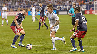 Schweinsteiger (left) faces Kroos (right) in Chicago. © imago/Icon SMI