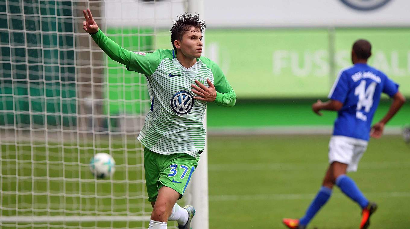 Torschütze für den VfL Wolfsburg II: Rexhbecaj trifft gegen Aufsteiger Jeddeloh © imago/regios24