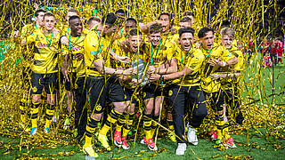 Feiert Dortmunds U 19 erneut? Zum Saisonstart trifft der BVB im Derby auf Bochum © 2017 Getty Images
