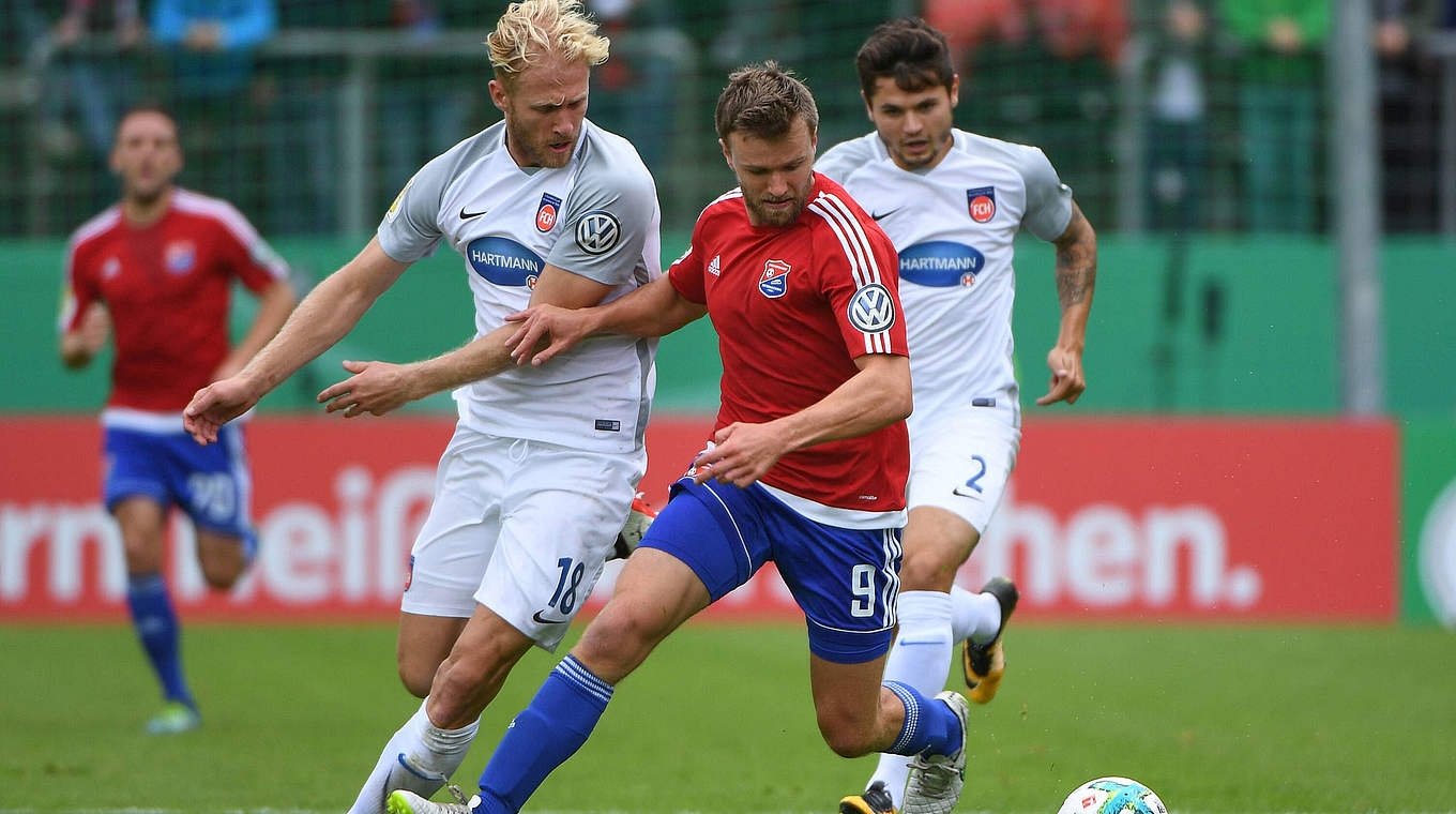 2. Bundesliga side Heidenheim enjoyed a big win over Unterhaching © imago/foto2press