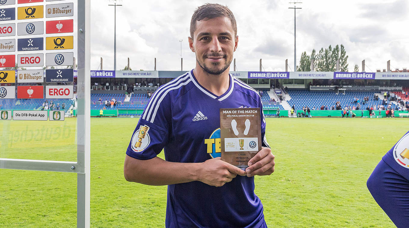 "Der Schlusspfiff war eine Erlösung": Halil Savran ist "Man of the Match" gegen den HSV © imago/Nordphoto