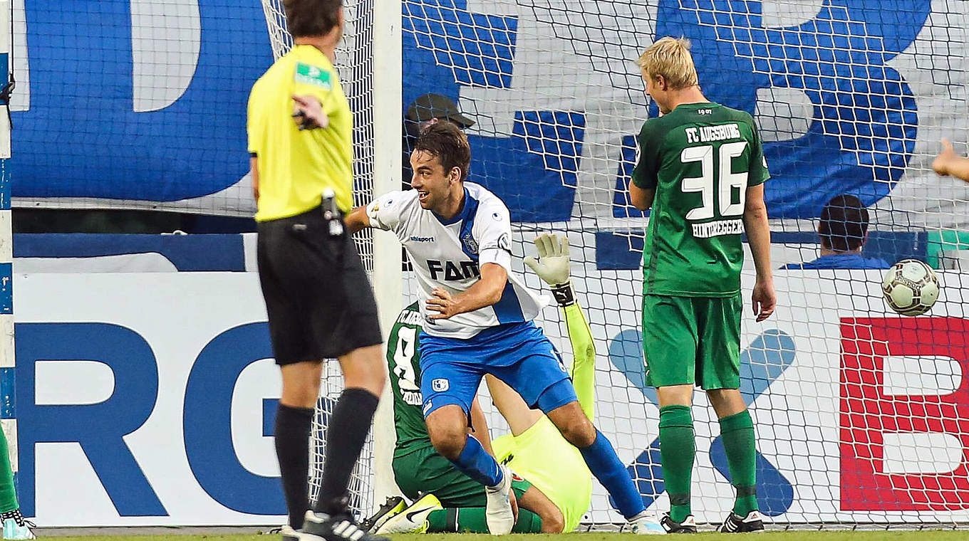 Legte den Grundstein für die Pokalüberraschung gegen Augsburg: Goalgetter Beck © imago/Christian Schroedter