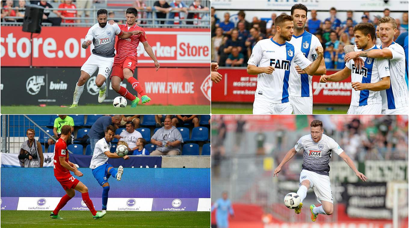 Siebter gegen Sechster: Preußen Münster empfängt den 1. FC Magdeburg © Getty Images/Collage DFB