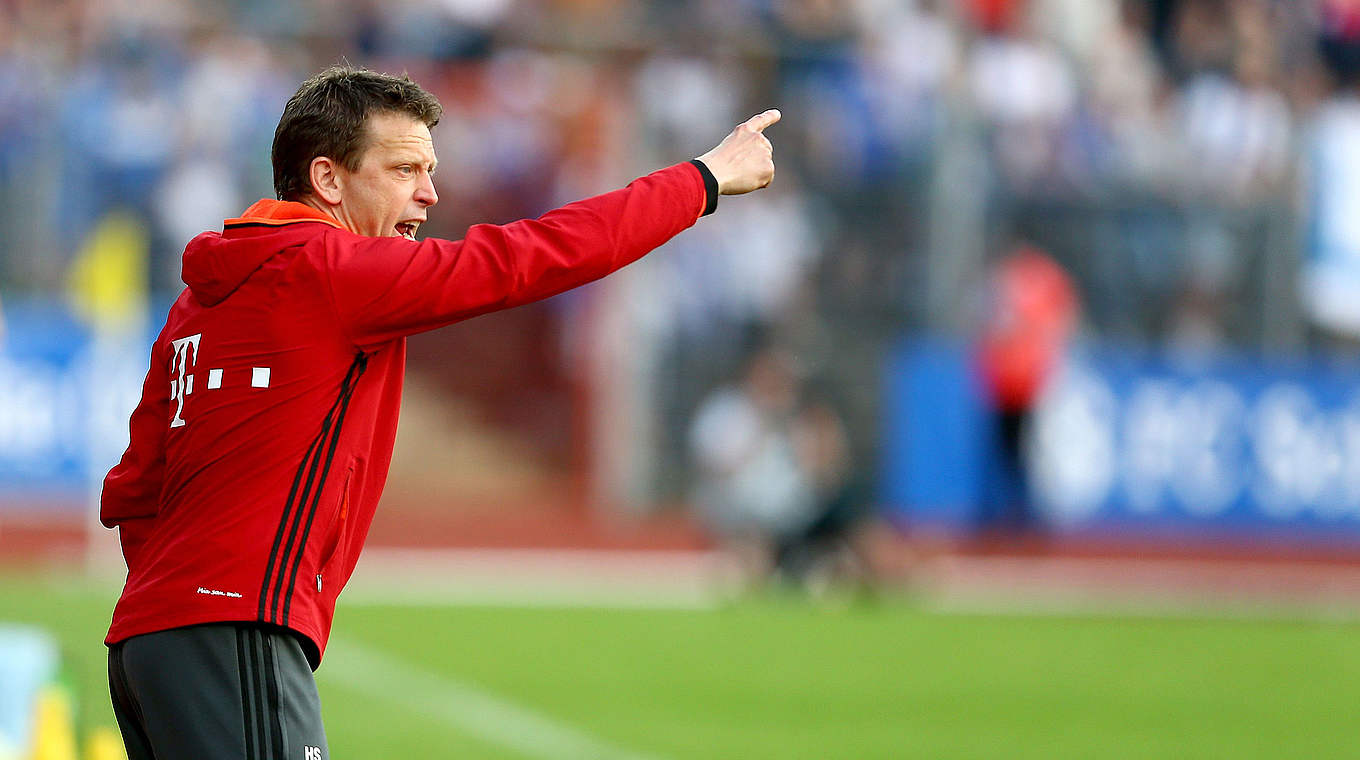 Bayern-Trainer Holger Seitz: "Es war ein hochverdienter Sieg" © 2017 Getty Images
