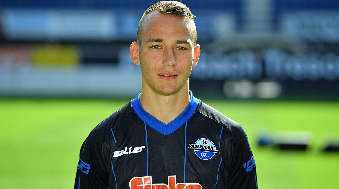 Vom SC Paderborn an den FC Carl Zeiss Jena ausgeliehen: Offensivspieler Timo Mauer © 2017 Getty Images