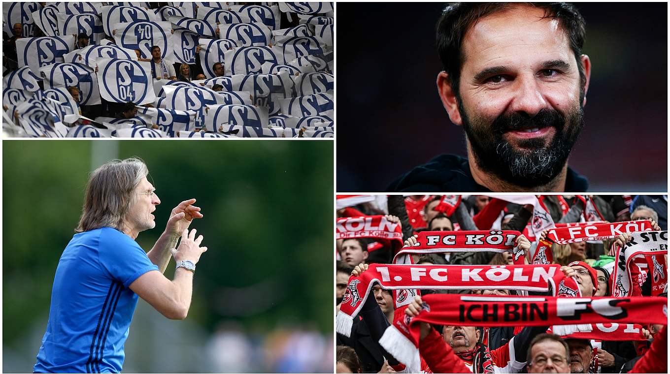 Spitzenspiel in der Staffel West: Schalke 04 hat den 1. FC Köln zu Gast © Getty Images/Collage DFB