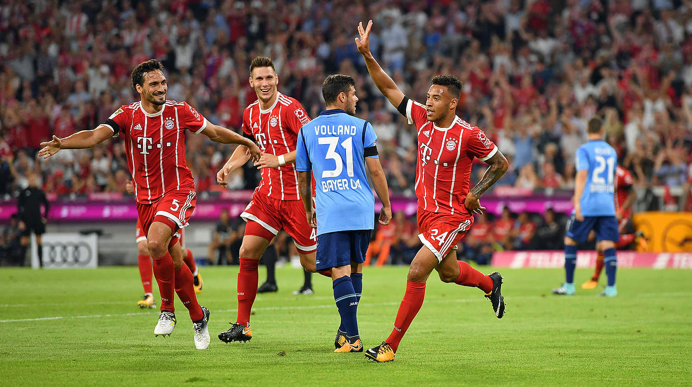 Auftakt nach Maß: Rekordmeister FC Bayern München siegt gegen Leverkusen © 2017 Getty Images
