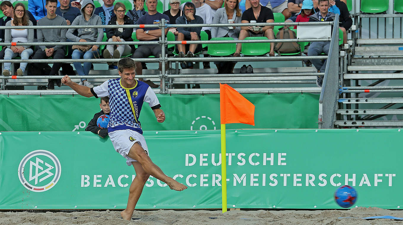 Das Drumherum stimmt, die Leistung auch: Deutsche Beachsoccer-Meisterschaft © 2017 Getty Images
