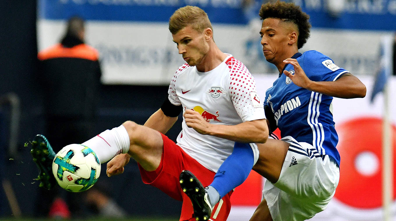 Confed-Cup-Sieger gegen U 21-Europameister: Leipzigs Werner (l.) im Duell mit Kehrer © AFP/Getty Images