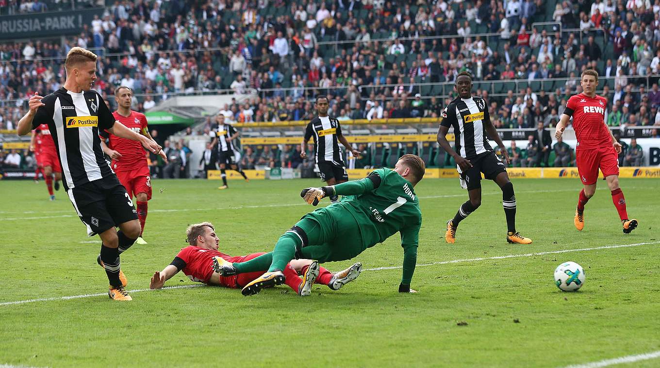 The decisive goal: Gladbach's Elvedi makes the breakthrough © 2017 Getty Images