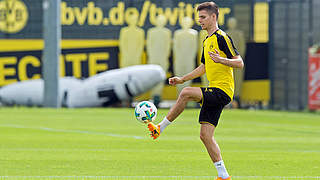 Julian Weigl nach seinem Comeback im Mannschaftstraining: 