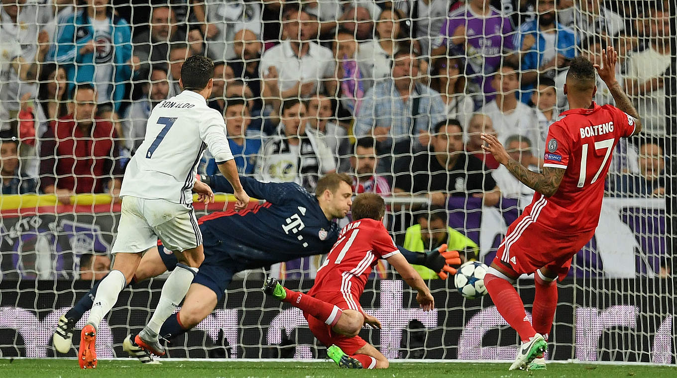 Neuer injured his foot in the quarter-final defeat to Real Madrid in April © 2017 Getty Images