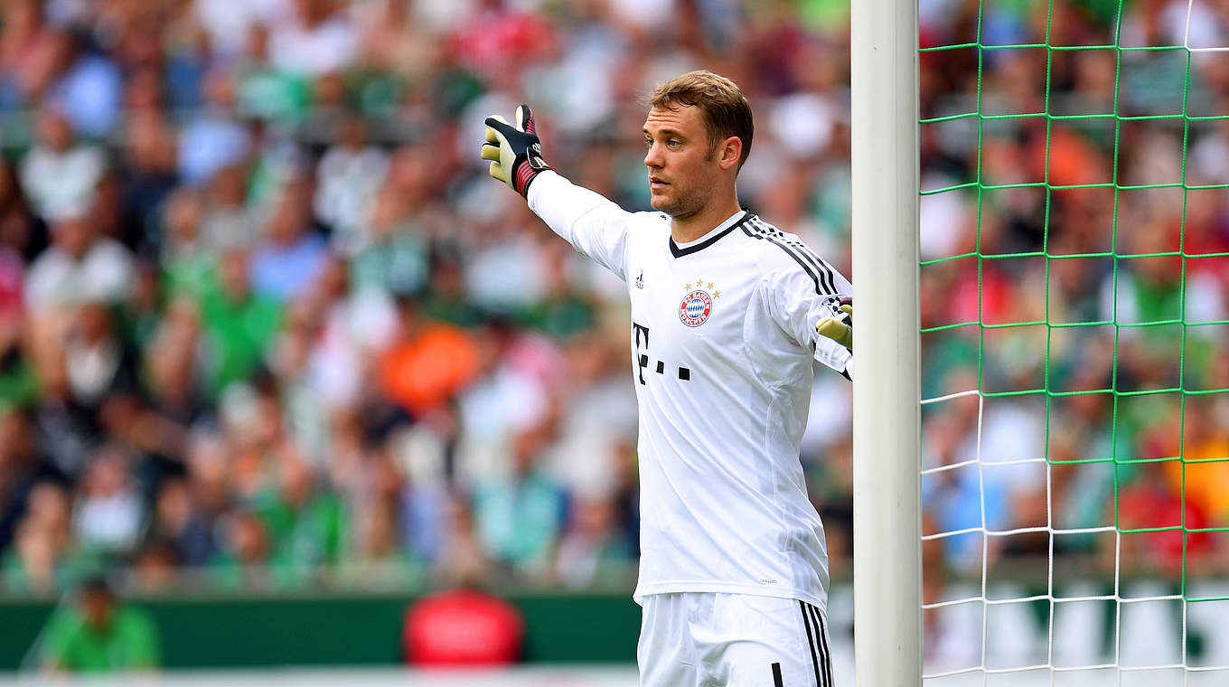 Manuel Neuer is back between the posts after four months out  © This content is subject to copyright.