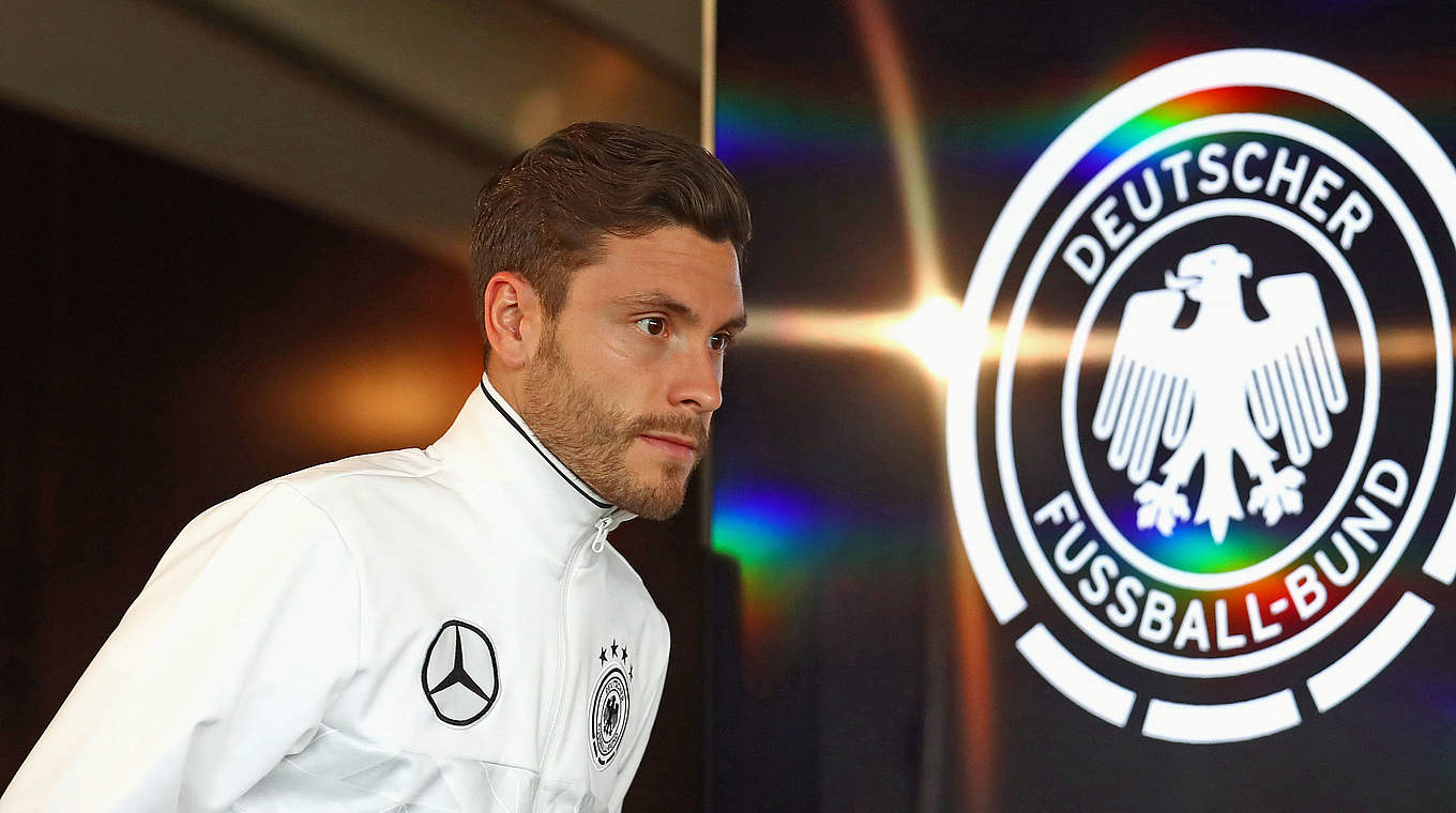 Jonas Hector: "The World Cup itself is in the background for now" © 2017 Getty Images