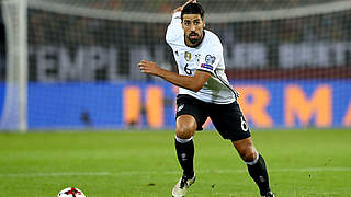 Sami Khedira will miss the international friendly in Prague. © 2016 Getty Images