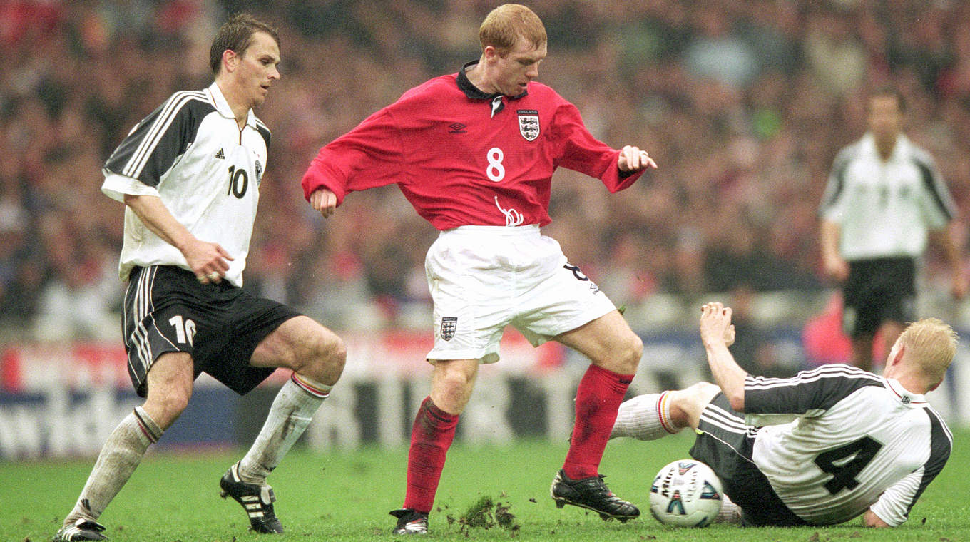 Erzielt den letzten Treffer im alten Wembley-Stadion: Dietmar Hamann (l.) © Getty Images