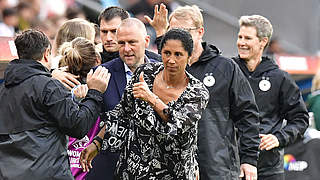 Geht die nächsten Aufgaben mit neuem Elan an: Bundestrainerin Steffi Jones © AFP/GettyImages