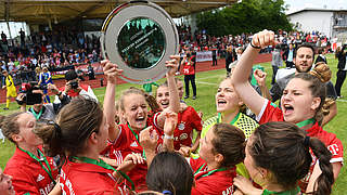 Startet in ihre sechste Spielzeit: die B-Juniorinnen-Bundesliga © 2017 Getty Images