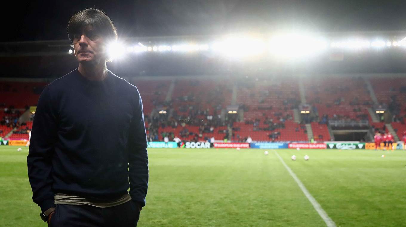 Löw: "We didn't play how we wanted to in the final third." © 2017 Getty Images