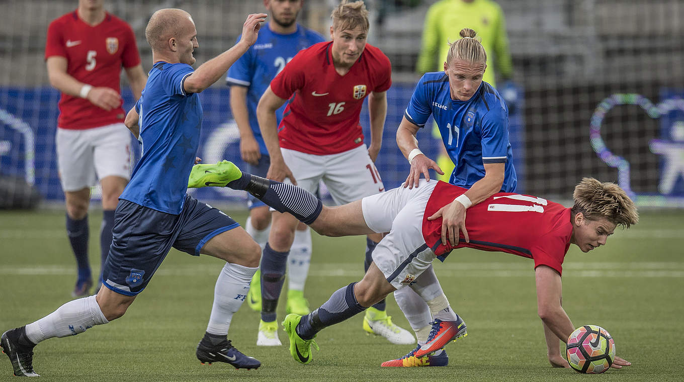Sportliche Unbekannte: Kosovo absolviert gegen die U 21 erst das vierte offizielle Länderspiel © 2017 Getty Images