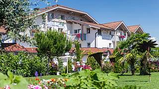 Quartier des DFB-Teams im WM-Trainingslager: das Hotel Weinegg in Eppan/Südtirol © allesfoto.com