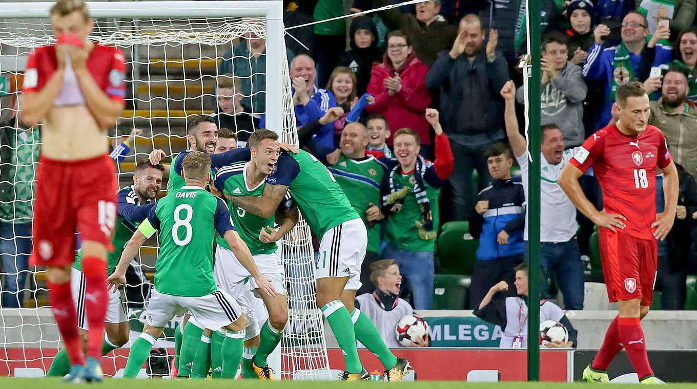 Der nächste Sieg in der WM-Qualifikation: Nordirland schlägt Tschechien mit 2:0 © 2017 Getty Images