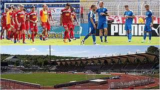 Duell der bislang Enttäuschenden: Erfurt empfängt Jena zum Derby © Getty Images/Collage DFB