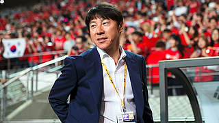 Fährt mit den Südkoreanern zur WM nach Russland: Trainer Shin Tae-Yong © AFP/GettyImages