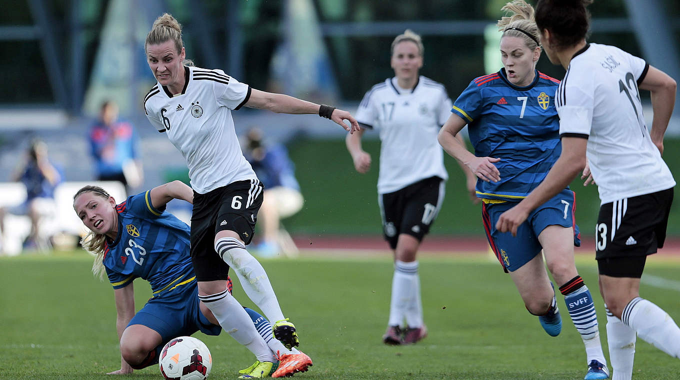 Ein Jahr drauf kann der Sieg nicht wiederholt werden, Deutschland schlägt Schweden aber im Spiel um Platz drei © 2015 Getty Images