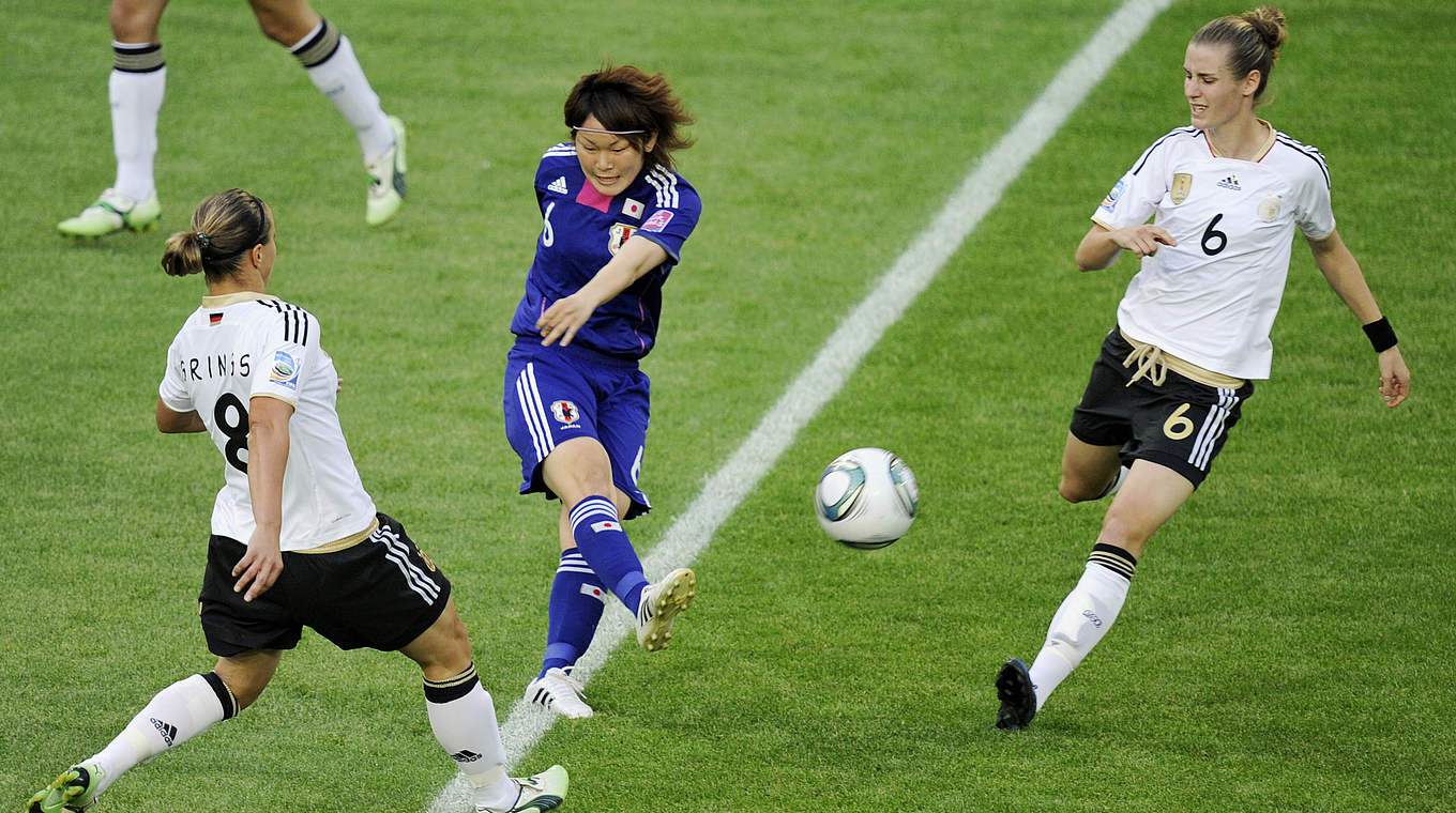 Doch im Viertelfinale folgt die bittere Enttäuschung gegen Japan © 2011 AFP