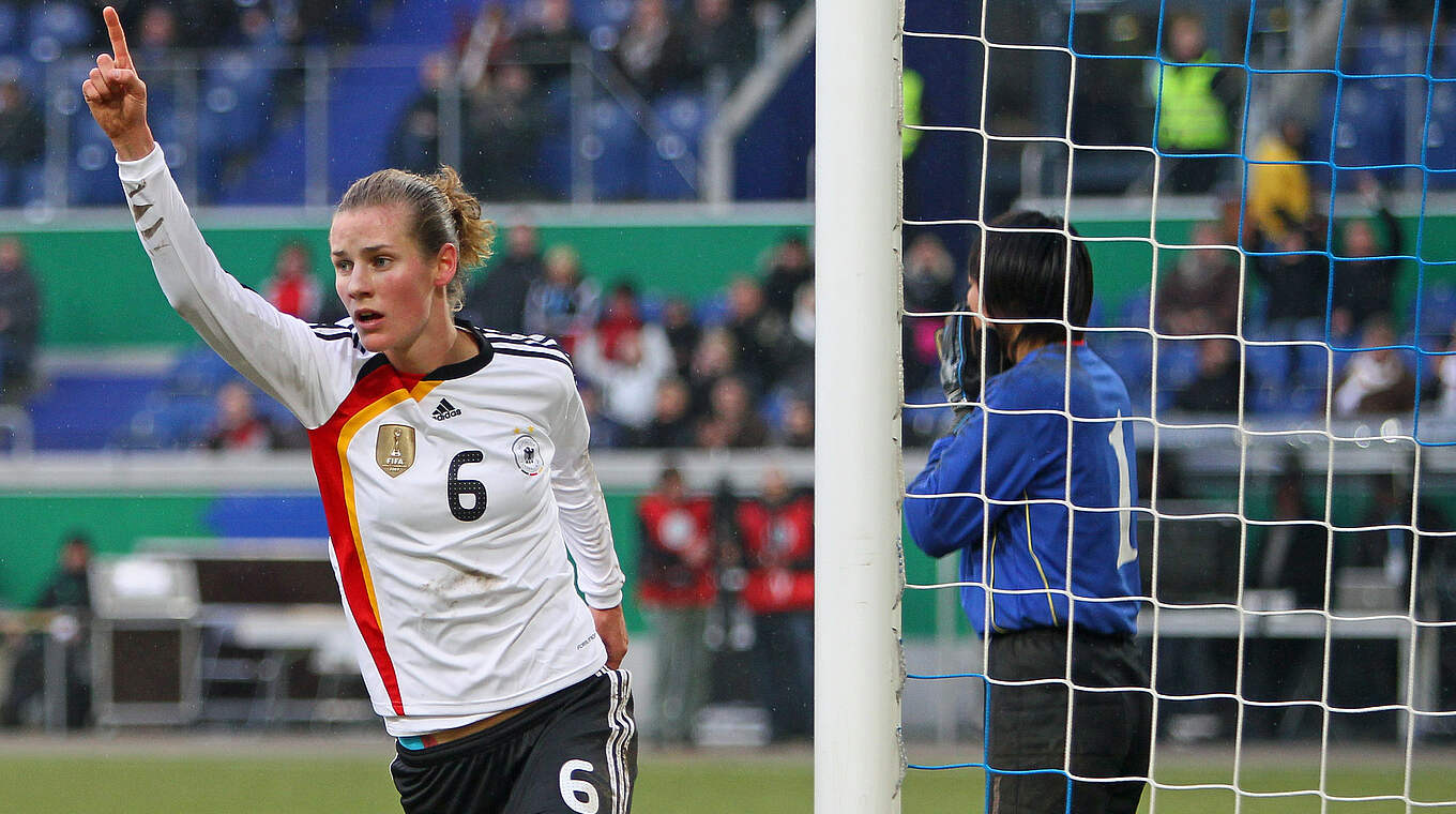 Laudehr feierte auch im DFB-Trikot große Erfolge: "Ich hatte eine überragende Zeit" © 2010 Getty Images