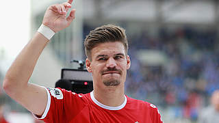 Favorit der Fans am 7. Spieltag der 3. Liga: Christopher Bieber von Rot-Weiß Erfurt © 2017 Getty Images