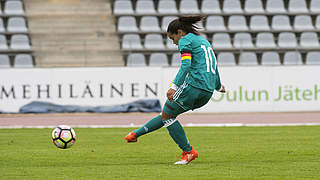 Drei Treffer erzielt, einen vom Punkt: Freiburgs Juniorennationalspielerin Ivana Fuso © 2017 Getty Images