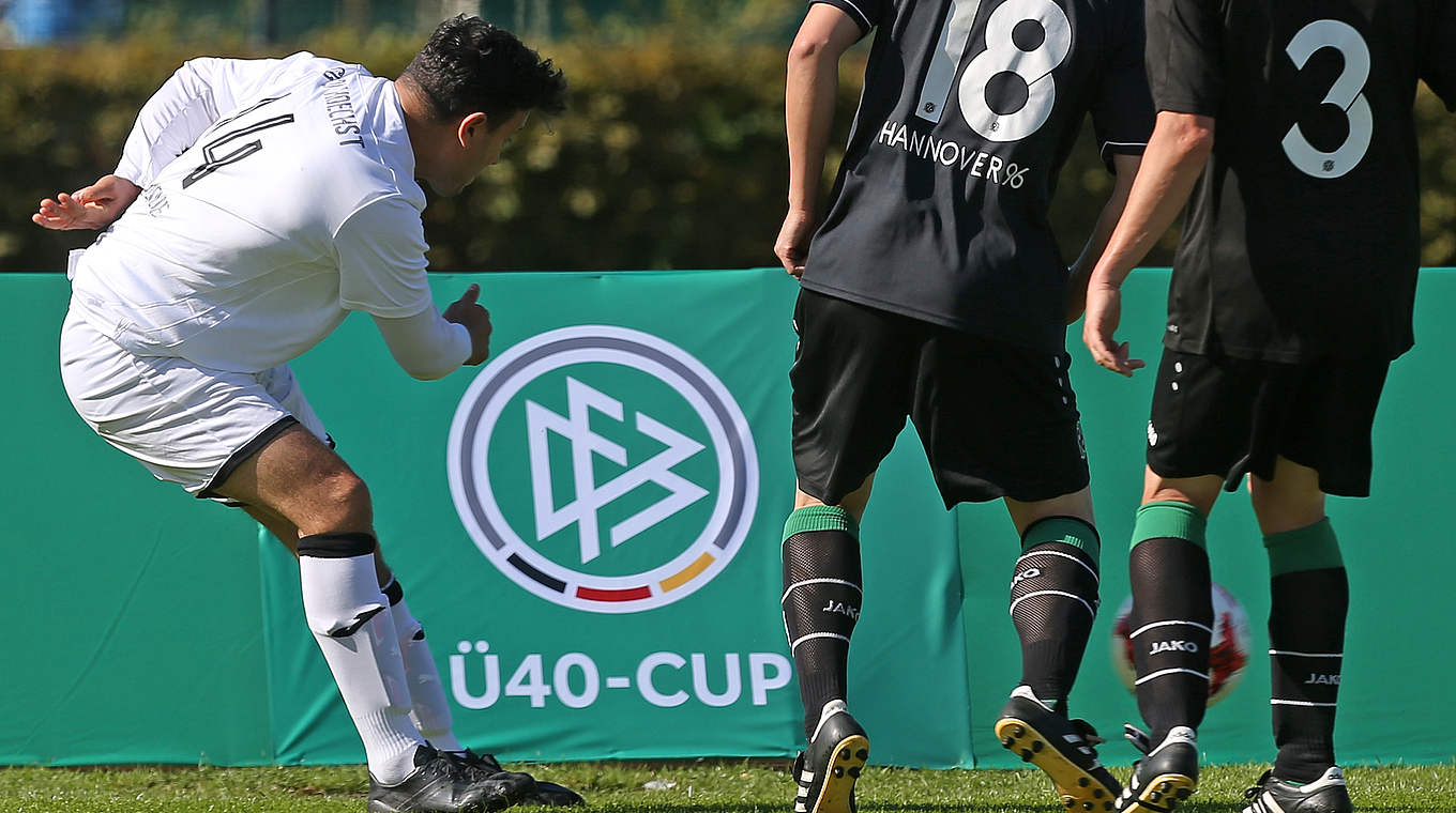 "Technisch ist das auf einem hohen Level": der DFB-Ü 40-Cup © 2017 Getty Images