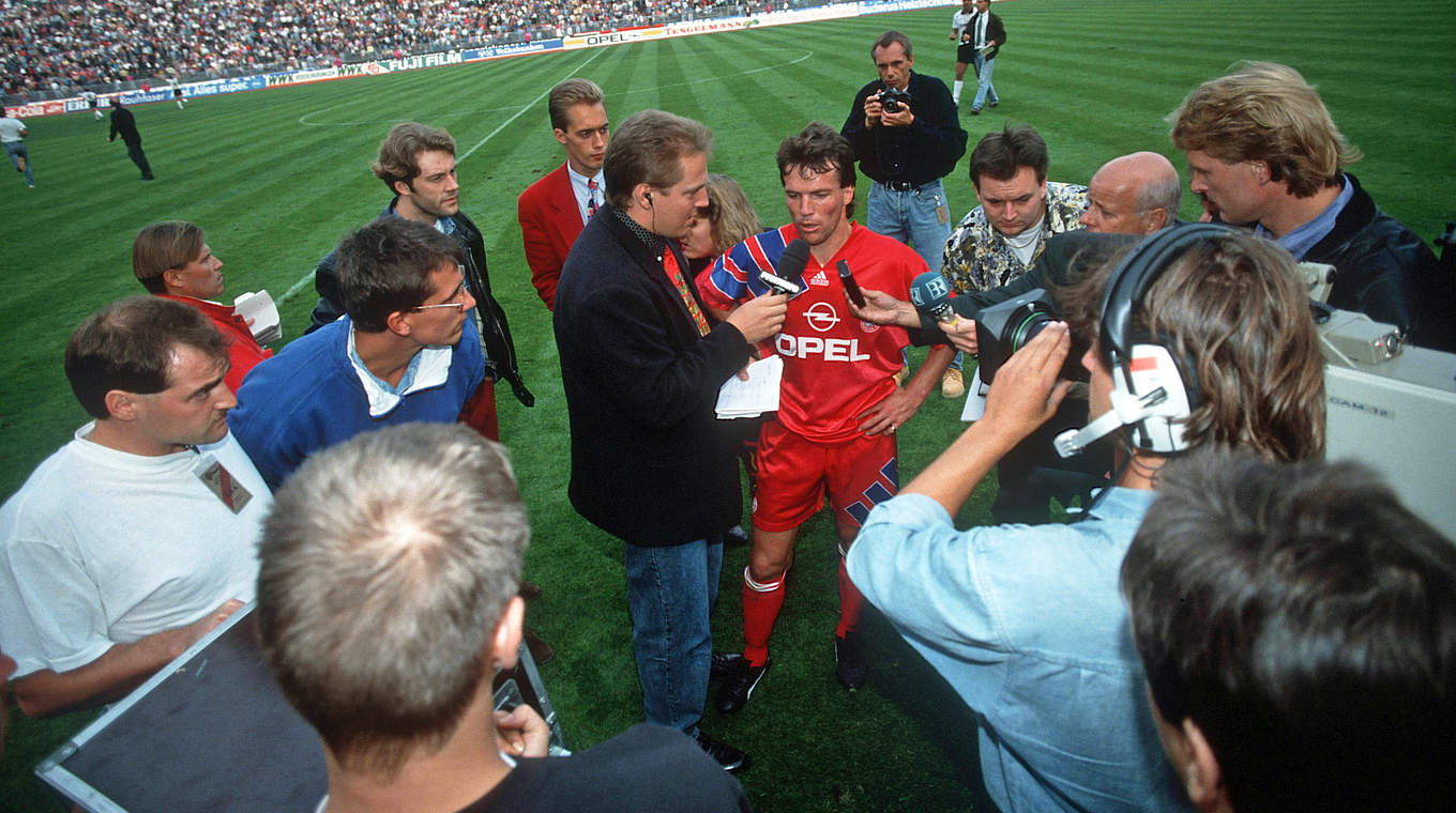 Vor 25 Jahren: Matthäus gibt nach der Rückkehr aus Italien sein Bayern-Comeback © imago sportfotodienst