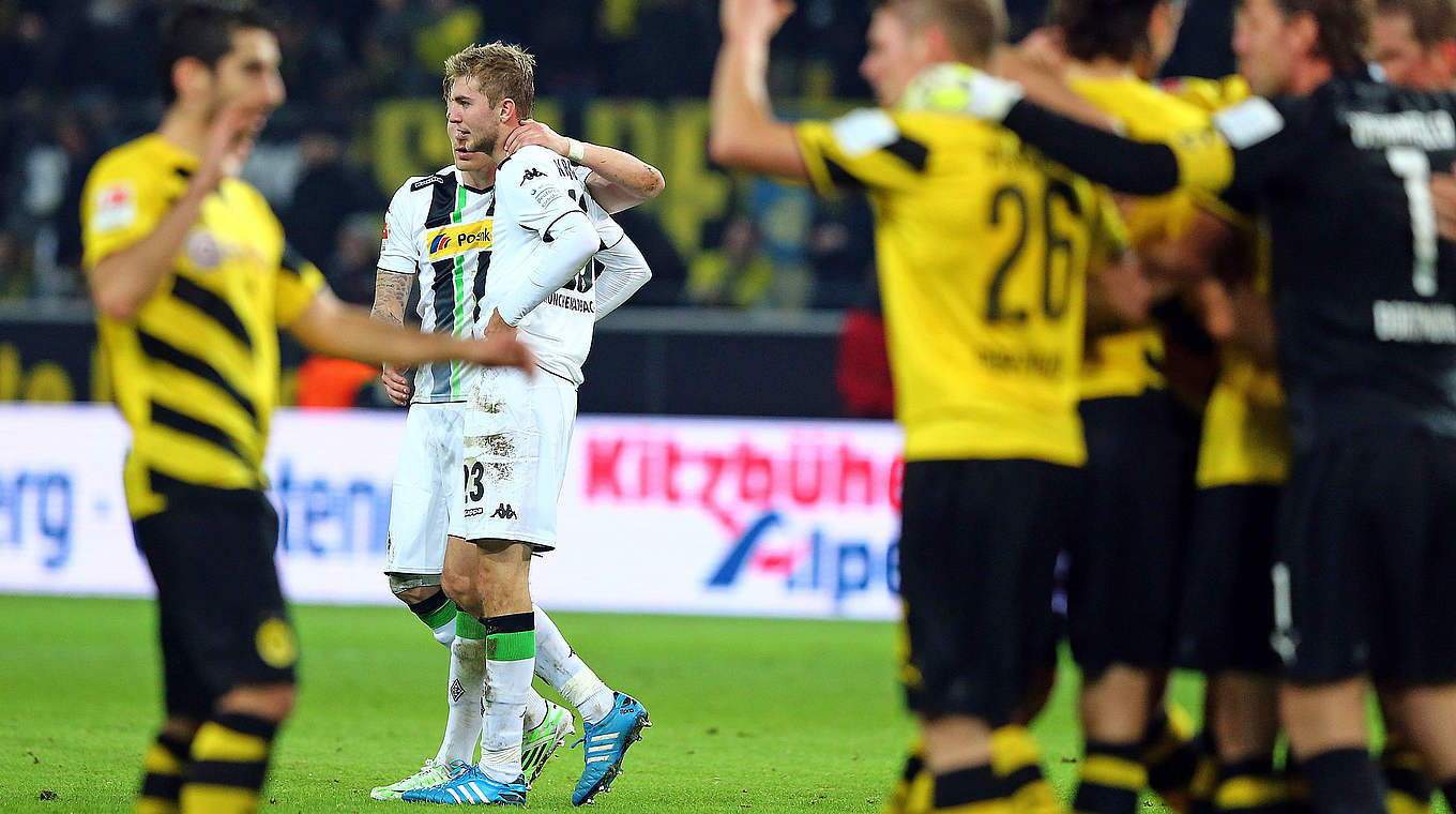 "Dortmund kann sich bei mir bedanken": Gladbach verliert 2014 durch Kramer-Eigentor © 2014 Getty Images
