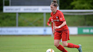 Melanie Kuenrath: Sorgt für den 3:1-Endstand beim Bayern-Sieg gegen Hoffenheim © imago/foto2press