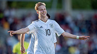 Schießt Bayers U 19 in Führung: Juniorennationalspieler Sam Francis Schreck © 2017 Getty Images